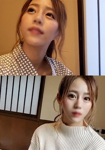 【無修正】ミス〇大学タレント・個室露天風呂旅館で連続中出し