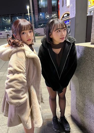 【個人撮影】ぴえん系女子2人組と奇跡の3P_身バレ次第即削除