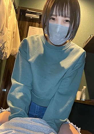 【個人撮影】古着女子のセフレ_ネカフェでこっそりH→ラブホで中出しSEX2連発