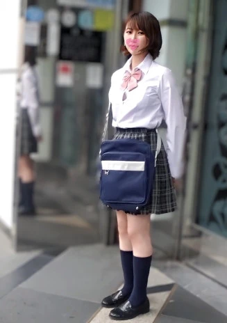 【素人】ショートヘア制服美女_ドMスケべ女子と濃厚SEXハメ撮り