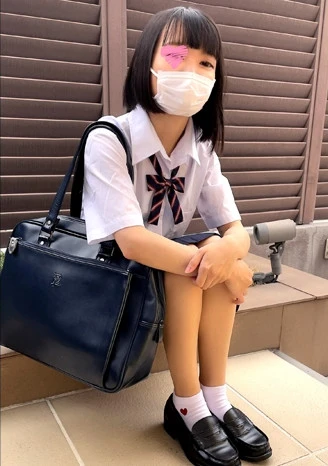 17時間着用【低身長145cm】白パン(フルバック)×制服×黒髪＝最強美小女※人生初のラブホに戸惑う娘と本番有りのP活