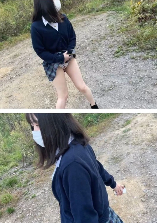 学校のすぐそばの空き地に車を止めて野外立ちバックしましたw