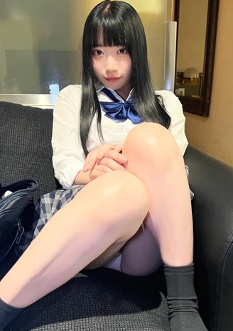 【個人撮影】ぱっつん前髪の清楚系ビッチちゃんと生ハメ_ピル無しで膣奥に中出し※妊娠確定的