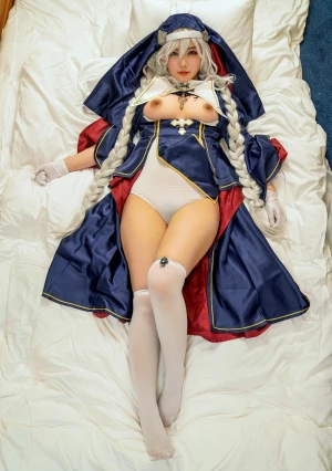 【巨乳聖*】とあ 24歳 SNSで知り合った爆乳Ｊcupコスプレイヤーと個人撮影でオフパコ！爆ちちシスターコスプレ中出しSEX