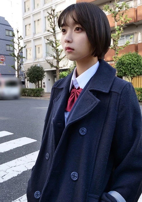 【ボーイッシュ少女粘着尾行&種付け記録】女子校生3名 グループアイドル系 童顔ショートヘア 修学旅行生 睡眠姦 非道中出しSEX映像