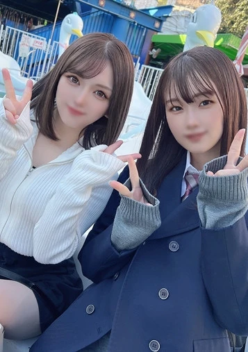 完全顔出し・待望の３P！３月8日まで限定！【無修正】女子アナ志望のGcup美巨乳現◯女子大生と南アルプス市で見つけたアイドルの原石美◯女・・・この2人を同時に抱く快楽はまさに夢の様な至高のひと時だった