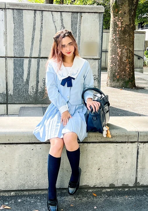 ティーン雑誌学生モデル　アリスちゃん。令和育ちの美人学生　 プラベリアルＳＥＸ 　原宿セーラー服でハメ撮り中出しビデオ流出