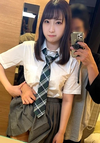 【Vlog】 敏感な制服美小女との中出しハメ撮り流出