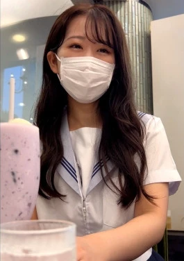 【個人撮影】小悪魔系制服美小女とP活_ベッドの上で豹変_生ハメで膣奥に中出し