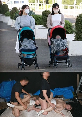 巨乳ママ友ふたり組