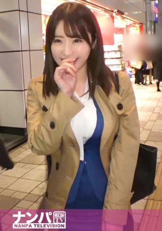 マジ軟派、初撮。 1432 Fカップ美人OLをナンパ成功！話の流れでおっぱいを後ろから揉めば、ダメと言いながらも甘い吐息を漏らして感じ始め、最後は男優の上で自ら腰を振り巨乳を揺らしながらセックスに夢中！！