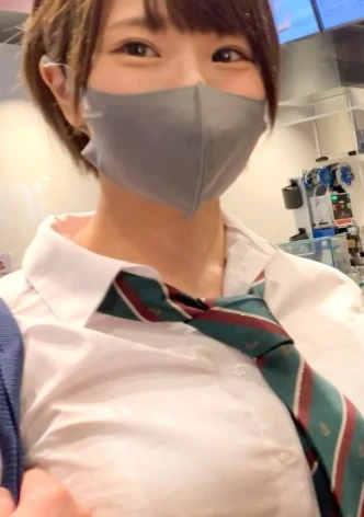 【爆乳Hカップ】自称不感症の裏垢J●がオフパコでガッツリ中出しされて腰をビクつかせて痙攣絶頂しちゃってるハメ撮りwww