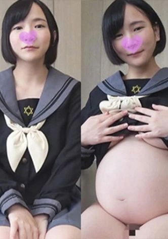 出産二週間前の妊婦と中出しセックス