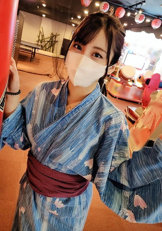 【ヨコハマ・個撮】**pznpqszoyj ぷりんぷりん！桃尻天然むすめ まい20歳 浴衣デート⇒いちゃいちゃ生交尾で中出し＆顔射