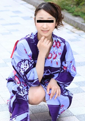 犬の散歩中に犬好きな浴衣美人をナンパゲット！