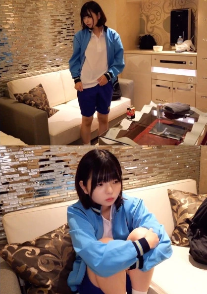 【個撮】体操服じぇー○娘_おっとりヤリマンのパイパンマ○コに特濃中出し