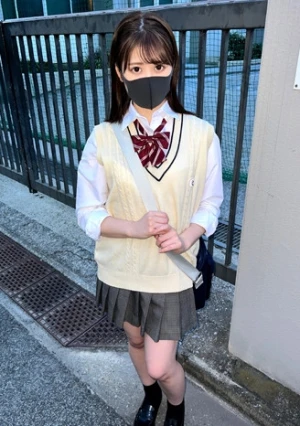 ※学校特定【個人撮影】授業終わりの制服女子③校門前で直凸_顔出しでP活して、身バレしたらガチで人生終了の美小女に中出しプレス※垢BAN覚悟