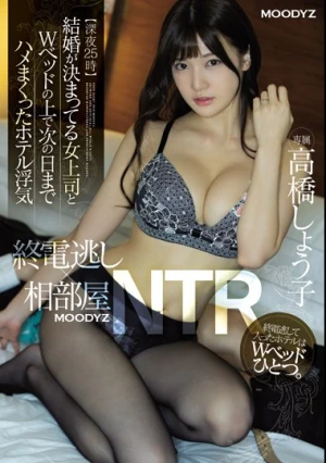 【深夜25時】終電逃し×相部屋NTR 結婚が決まってる女上司とWベッドの上で次の日までハメまくったホテル浮気 高橋しょう子