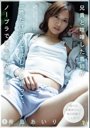 兄貴と喧嘩した義姉が一晩だけ泊めて欲しいと言って、ノーブラで僕を無防備誘惑。 希島あいり