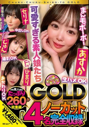 チュルチュル素人GOLD 生ハメOK・中出しOK・撮影OK・おかわりOK【4名ノーカット総集編】