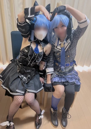 【ハーレム】 Vtuber星街す〇せい×兎田ぺ〇ら(バニーVer.)夢のコラボ