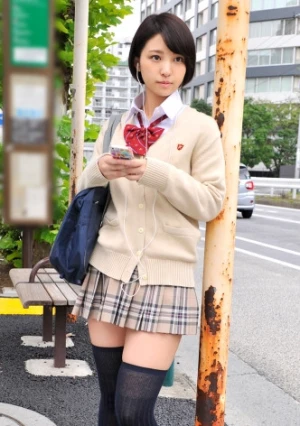 帰宅途中の超ミニスカ×ニーハイ×パンチラ美少女をロックオン！すべすべやわらか絶対領域を触って嗅いで舐めて、味わい尽くしました。【制服/ストーカー/脚フェチ/太ももコキ】