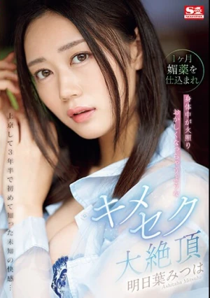 上京して3年半で初めて知った未知の快感… 1ヶ月媚薬を仕込まれ身体中が火照りおかしくなっちゃうようなキメセク大絶頂 明日葉みつは