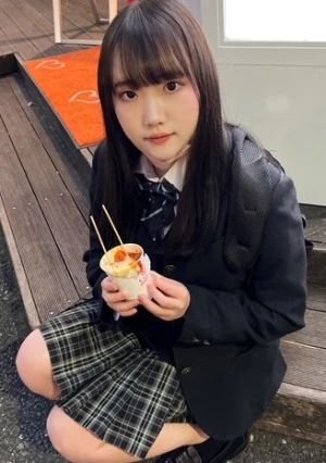 顔出し【個人撮影】激レア_黒パンストの制服女子とハメ撮り_SNSで知り合った美脚娘に種付SEX