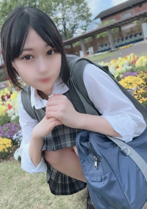 無垢でベイビーフェイスの未処理剛毛口・リカワ女◯◯生を白昼堂々公然猥褻！！まだ汚れを知らない従順な18歳未◯年の発展途上の身体にゴム無し膣内射精！！