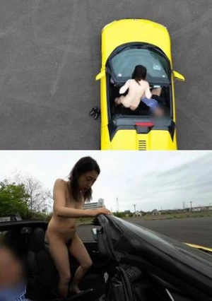 【個撮・車内フェラ&屋外セックス】 <絶品マンコの熟女〉にフェラチオされるといつもよりチンポがギンギンに勃起!人目も気にせずヤッちゃいましたぁ!真っ昼間のスリル!イケナイ興奮!がたまんない～!!