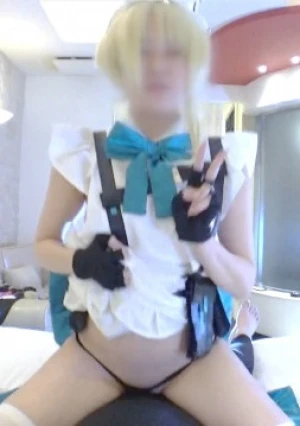 【スタイル神！】 こっそり応募？！Eカップのモデルさんが来ちゃった！？ブルアカ エリートCoolメイド衣装のトキにマイクロビキニでエッチ編Part２