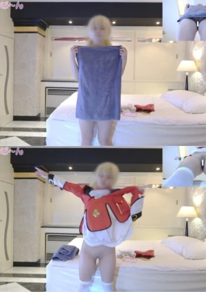 【初撮り】 ぴちぴち細身１８歳！低身長なレイヤーさん来てくれました！笑顔で原神クレーちゃんやってもらいました。えっち編