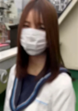 身バレ厳禁スレンダーモデルちゃんと制服コスプレえっちで、 禁断2回中出し