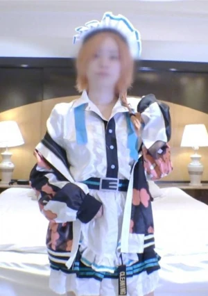 白雪のように透き通った肌の１９歳ミニマムちゃん。感じすぎちゃって脚ぷるぷる声我慢しちゃう！ 今回はブルアカのネルでオナニー編