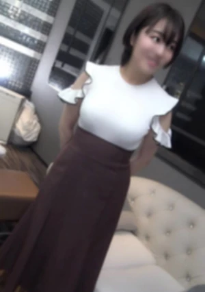 【再撮希望多数／３発射】 ショートカットで色白Ｇカップ美女のエロいカラダにチンポは釘付け。