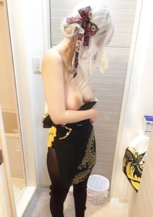 【神乳コスプレ配信】 NIK〇Eブ〇ンIcupおとは様スペシャルパイズリ※禁断の中出し(事故)