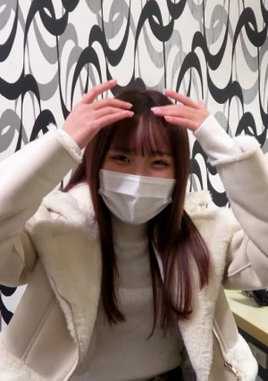 【顔出し・初出演】 超絶可愛い20歳JD！気持ち良さそうだから勝手にマスク外して中出しもしてきた♪