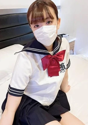 【18歳】 清楚系・童顔の制服リフレの回春マッサージ＆おじさんペニスねぶりでいたずら射精焦らし～の興奮MAXで膣奥深くまで激ピストンのガチハメセックス!