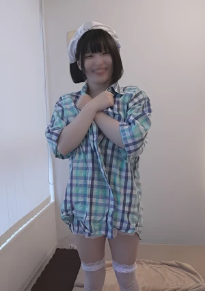 ★顔出し★素人さんがえっちな事をしにやってきた！ ケース＃80　童顔Gカップメイドの過激ご奉仕！ご主人様に縛られちゃた！最後はお掃除フェラもする　まおちゃん（19）の場合