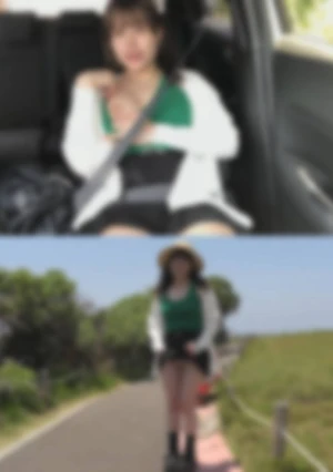 素人１８＊観光地や公園ビーチでおっぱいマンコ露出！ドライブ中オナニー！野外手コキ❤人生初露出で焦らされまくったうずくカラダに中だし２連発！