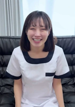 【完全ノーカット/真正6発連続】 歯科衛生士ややが5日以上溜めた精子を自前衣装で連続ごっくん