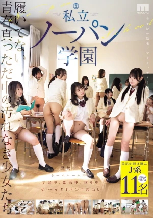 履いてない青春真っただ中の汚れなき少女たち 私立ノーパン学園