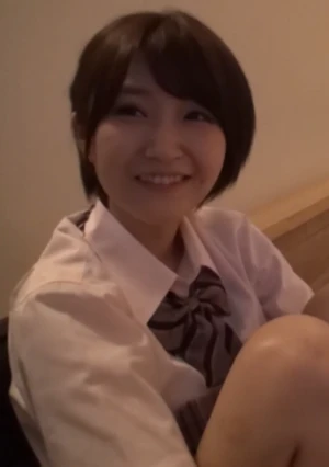 【個人撮影・素人・制服・中出し】 早漏彼氏に我慢できず天使のような小悪魔が電マで喘ぐ♡