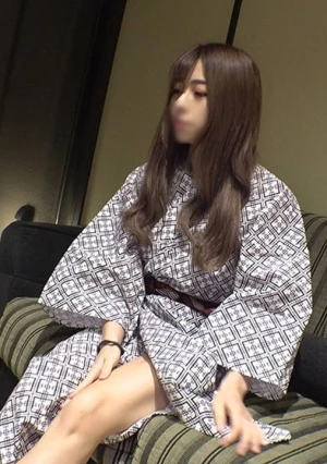 旅館に置かれたハメ撮りビデオ　ガリ細巨乳の美女。壮絶・痙攣SEX映像。顔面レベルT級・感度抜群・中出し・セクシー