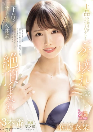 上品なお姉さんにスケベなAVプレイでぶっ壊れて欲しいから…下品なオトナの初体験 絶頂まみれ3本番special 佐藤衣栞