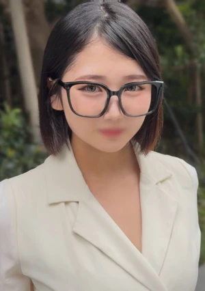 【無】 知的すぎる黒髪巨乳秘書！！突くたび波打つデカ神尻！！イキ乱れるおとなしめインテリFカップ美女に大量種付け！！