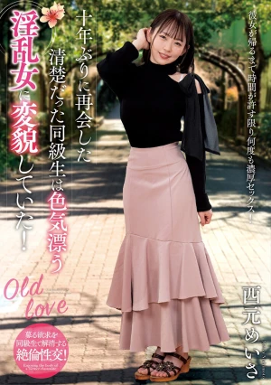 十年ぶりに再会した清楚だった同級生は色気漂う淫乱女に変貌していた！ 西元めいさ