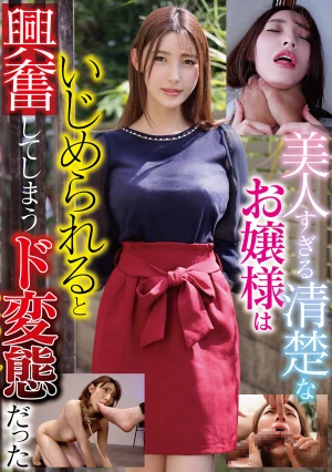 美人すぎる清楚なお嬢様はいじめられると興奮してしまうド変態だった