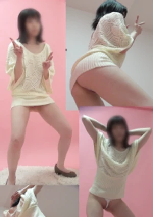 素人パンチラ in 個人撮影会 vol.135 ギリギリ！ドスケベ紐パンえり「恥ずかしいポーズばかりさせないで」