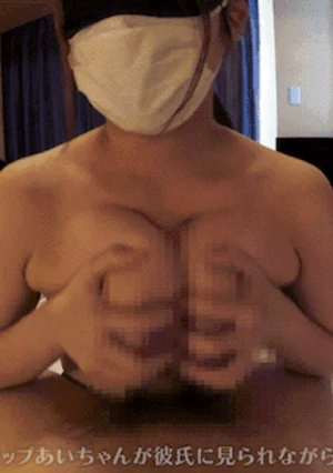 【NTRパイズリあいちゃん番外編】 彼氏のすぐそばで…Iカップあいちゃんが5人の他人チンポをパイズリ＆◯撮